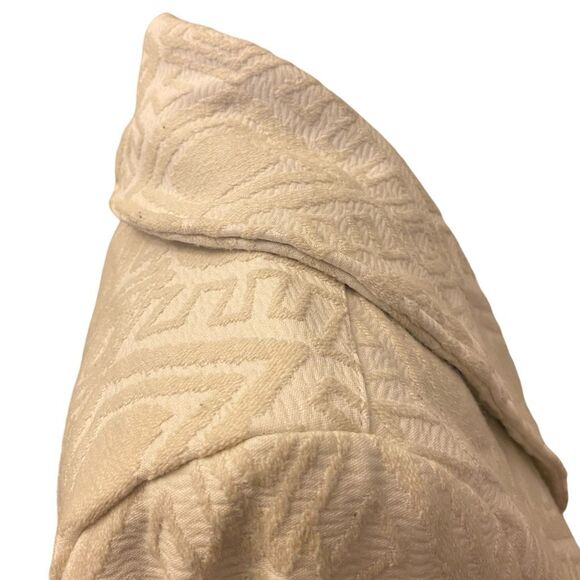 Billabong Off White Aztec Print Fringe Button Coat Jacket Size M - Picture 7 of 15